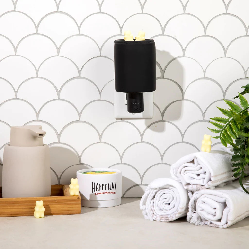 Black Timer Outlet Wall Plug-In Wax Warmer