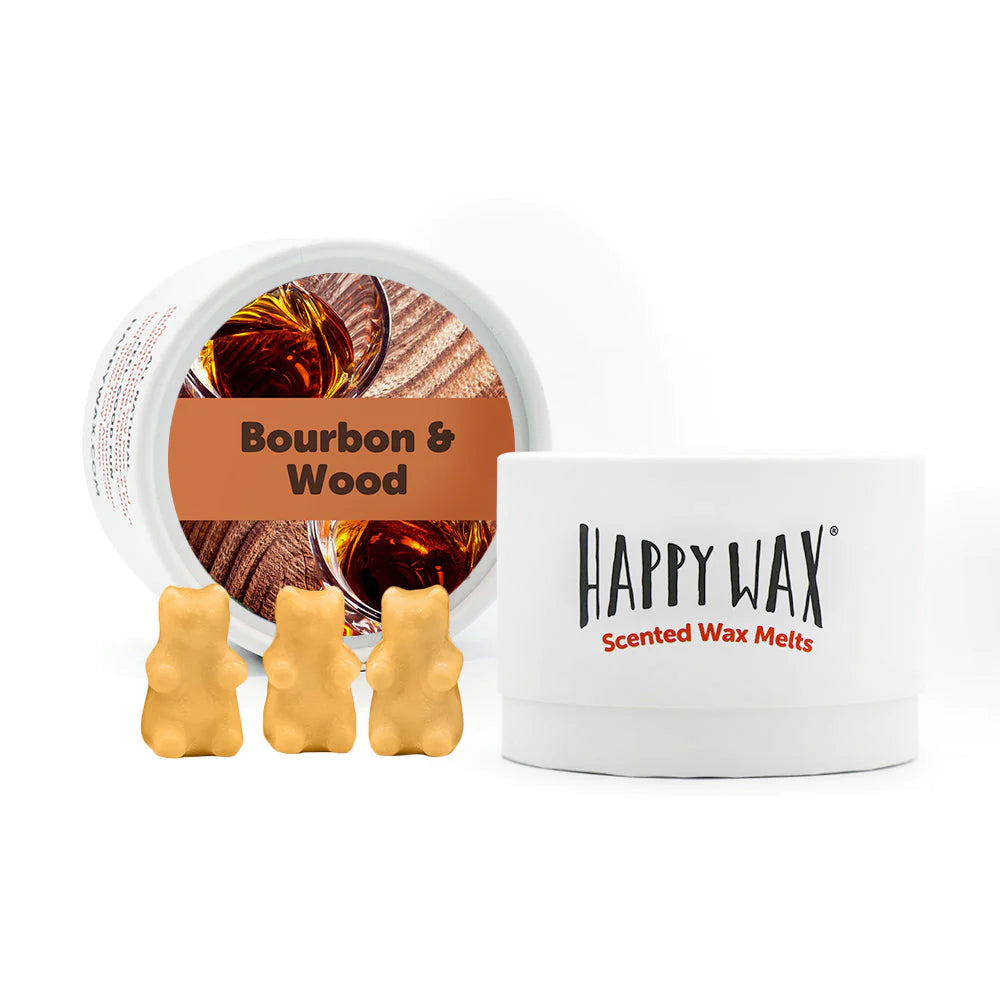 Bourbon & Wood Wax Melts - 3.6oz Eco Tin