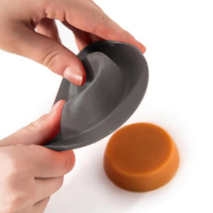 Gray Silicone Wax Melt Dish