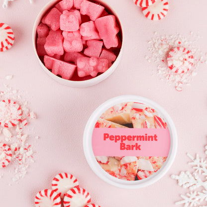 Peppermint Bark Wax Melts - 3.6oz Eco Tin