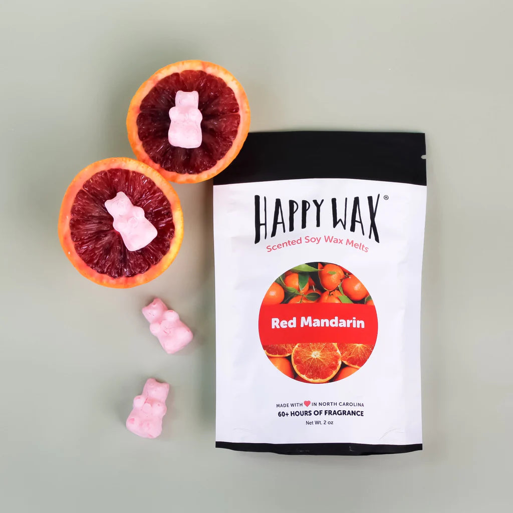 Red Mandarin Wax Melts - 2oz Sample Pouch