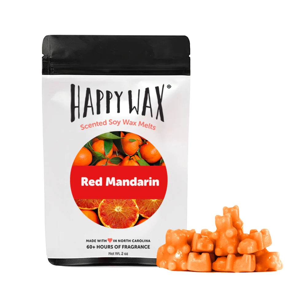 Red Mandarin Wax Melts - 2oz Sample Pouch