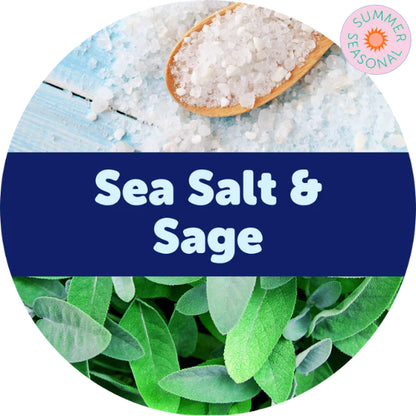 Sea Salt & Sage Wax Melts - 2oz Sample Pouch