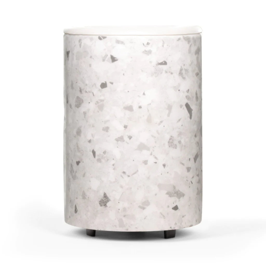 White Terrazzo Mod Wax Warmer