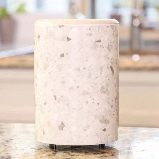 White Terrazzo Mod Wax Warmer